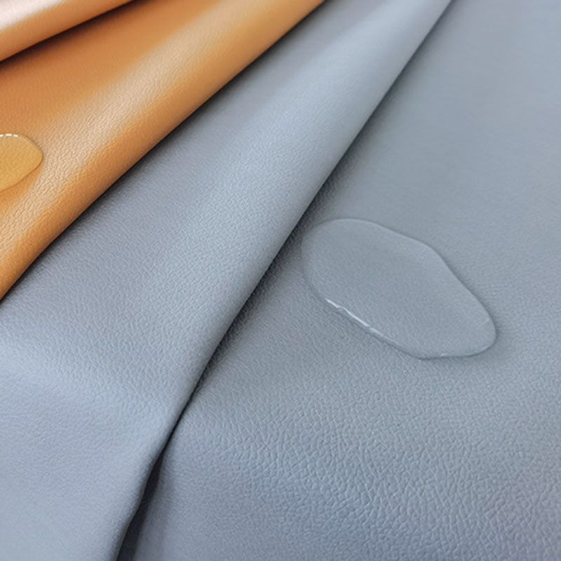 Contemporary Leather Sofa Round Arm Sofa with Bolster Pillows