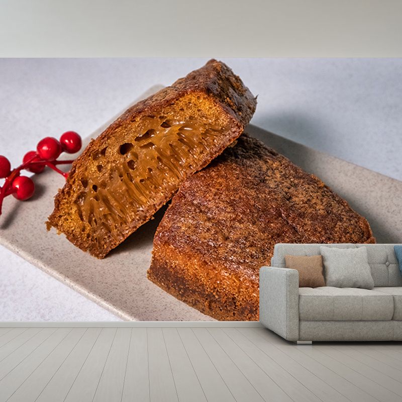 Dessert Mural Wallpaper Simple Commerce Shop Decoration, Waterproofing