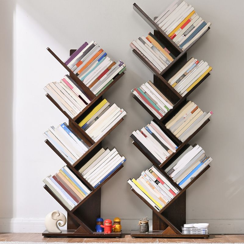 Scandinavian Open Storage Shelf Bookcase Shelves Included for Home Office