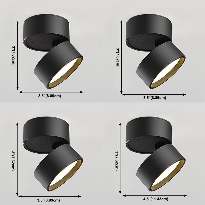 Mini plafonnier monté en Surface moderne salon chambre réglable LED Downlight