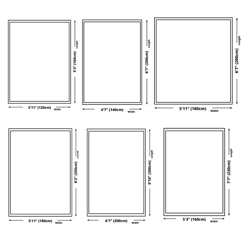 Living Room Indoor Rug Contemporary Abstract Printing Carpet Polyester Washable Area Rug