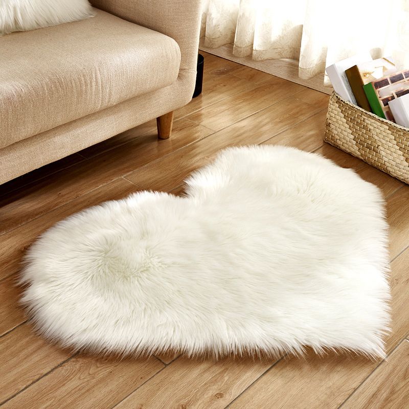 Modern Solid Color Carpet Leisure Polyester Shag Rug Non-Slip Backing Carpet for Living Room