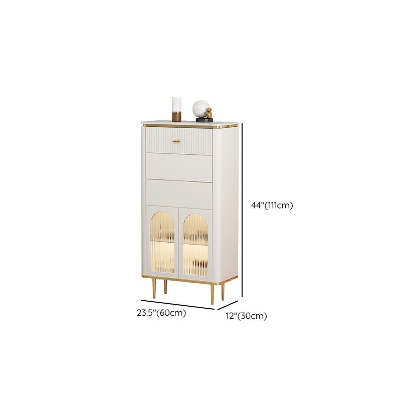 Contemporary Storage Chest Stone Dresser with 1/2/3 Drawers , 11.7-inch Width