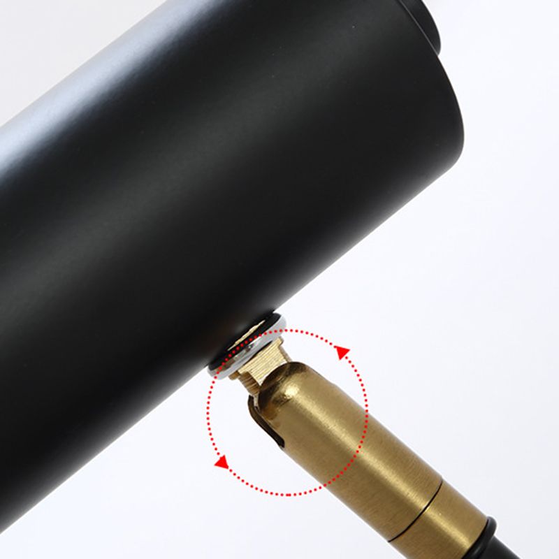 Modern Luxury Cylindroid Hanging Wall Lamp Electroplate Metal Wall Sconce for Interior Spaces