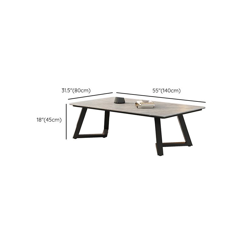 Slate Top Coffee Cocktail Table Frame Rectangle Coffee or End Table