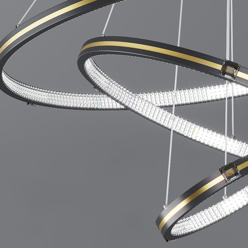 Multi-Tier Chandelier Light Fixture Modern Simplicity Acrylic Pendant Lighting for Restaurant