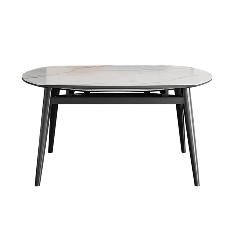Ronde eettafel eigentijdse stijl drop blad eettafel met 4-voet