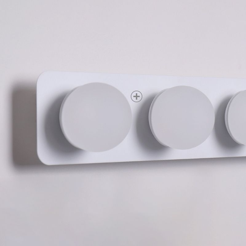 Modern Rectangle Shape Vanity Light with Acrylic Shade for Powder Room Washroom