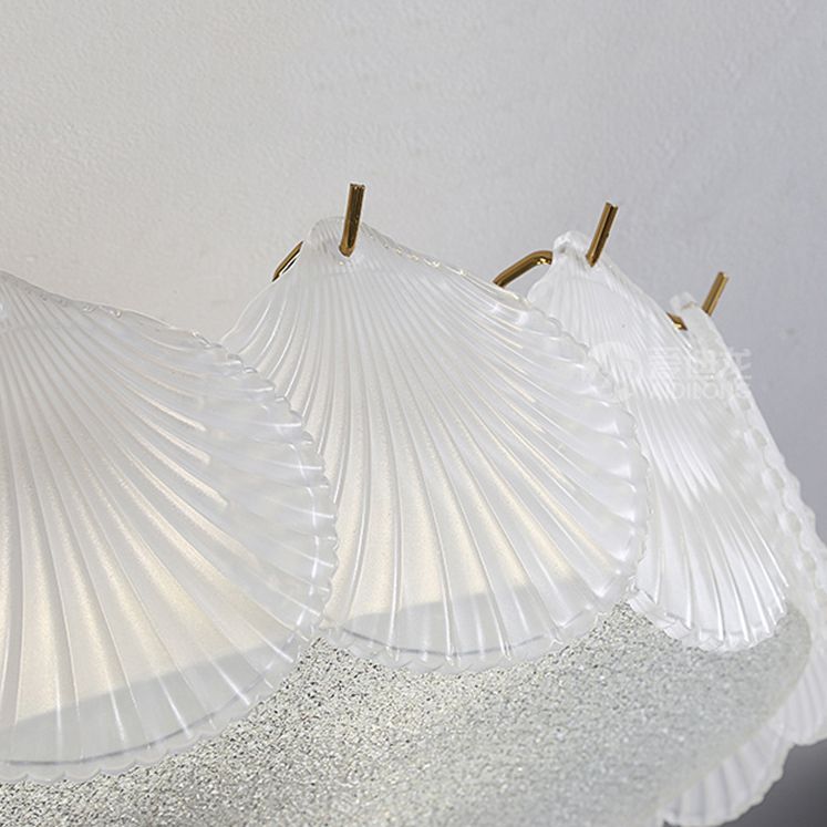 Nordic Glass Ceiling Lamp Minimalist Flush Mount Light Fixture