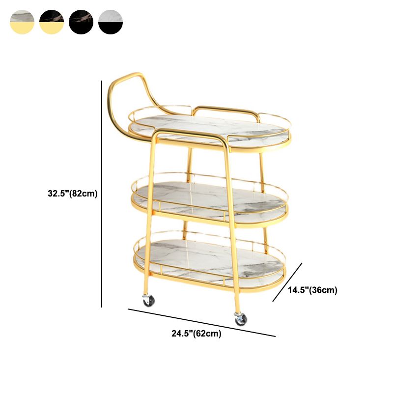 Rolling Contemporary Style Prep Table Wooden Prep Table for Kitchen