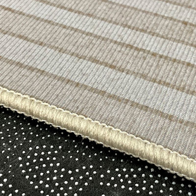 Beige Modern Carpet Geometric Polyester Carpet Washable Carpet for Drawing Room