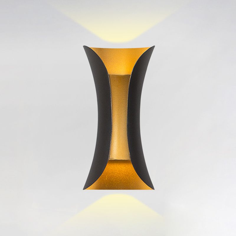 Moderner Stil Geometrischer Schatten Wandleuchten Metall 2 Leuchten Wandmontierte Beleuchtung