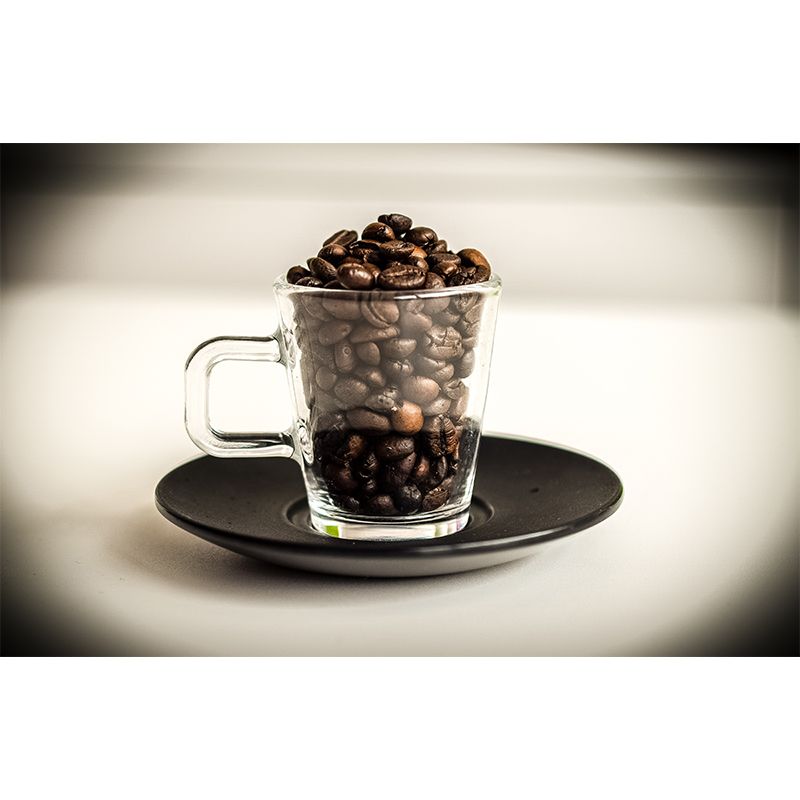 Minimalism Style Coffee Beans Mural for Coffee Shop, Personalized Size