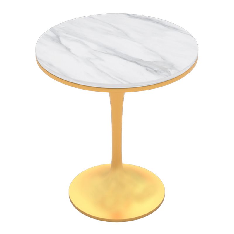 Traditionele luxe stenen eettafel, ronde dinettetafel voor eetkamer