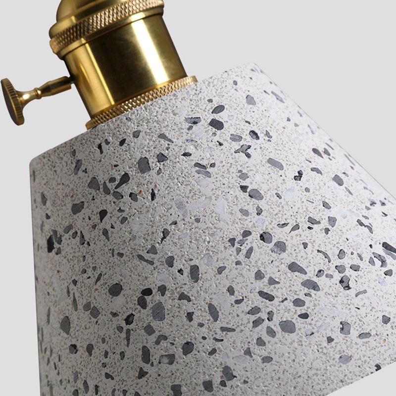 Plafonds pendentif en pierre avec une teinte moderne 1 pendentif lumineux