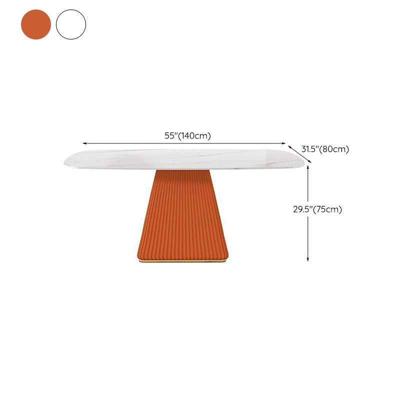 Modern Sintered Stone Dining Table Rectangle Dining Table for Home Use