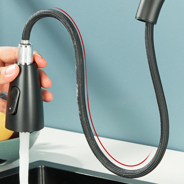 Contemporary Gooseneck Faucet One Handle Kitchen Faucet High Arch Water Filler