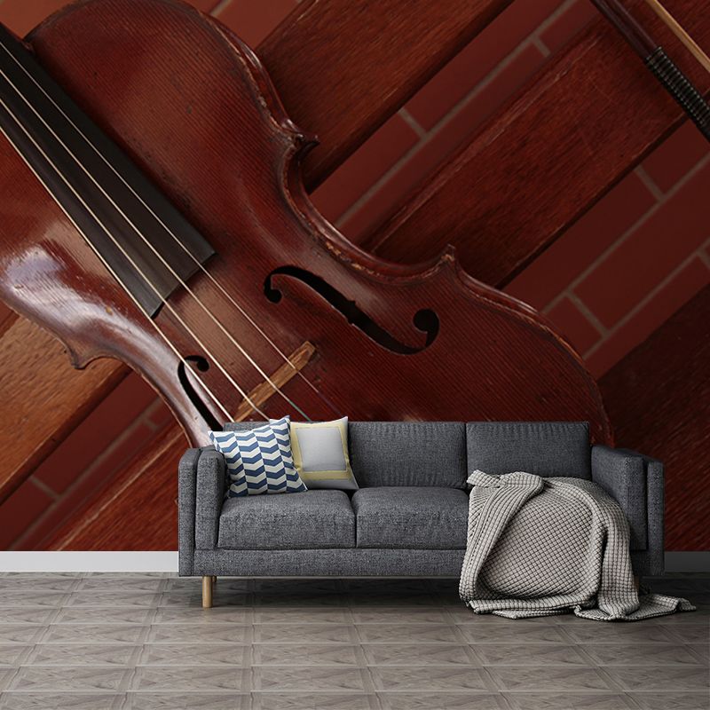 Violin Key Photography Horizontal Guitar Mural Decorative Eco-friendly for Home Decor