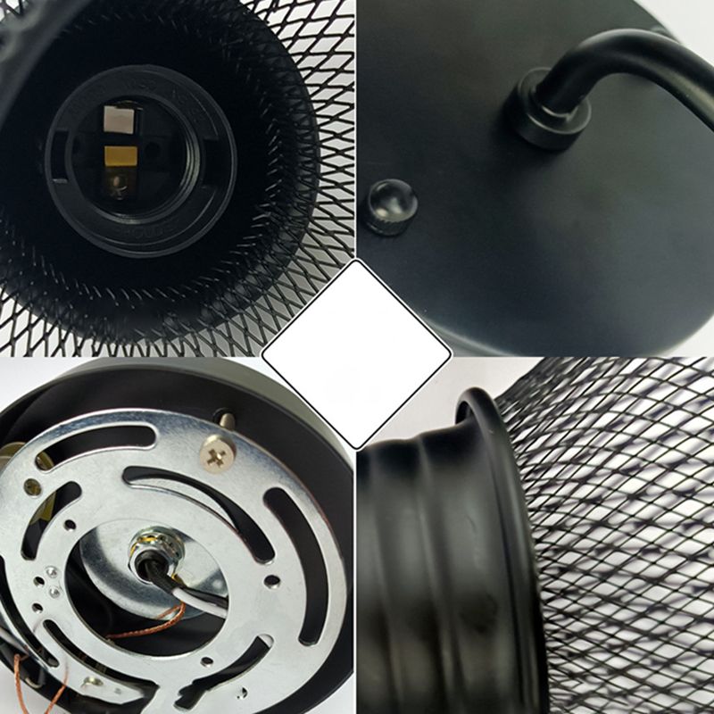 1 Light Wall Mount Light Fixture Industrial Wall Mounted Lighting in Black