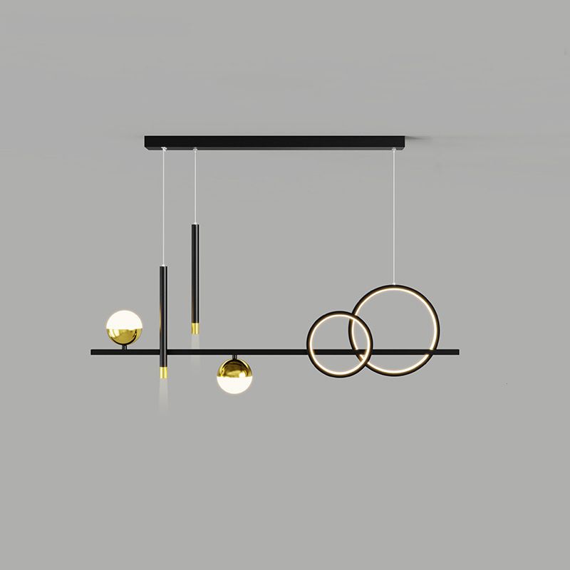 Lámpara de lámpara lineal moderna Luz de la luz de luz interior luz del vestíbulo de interior