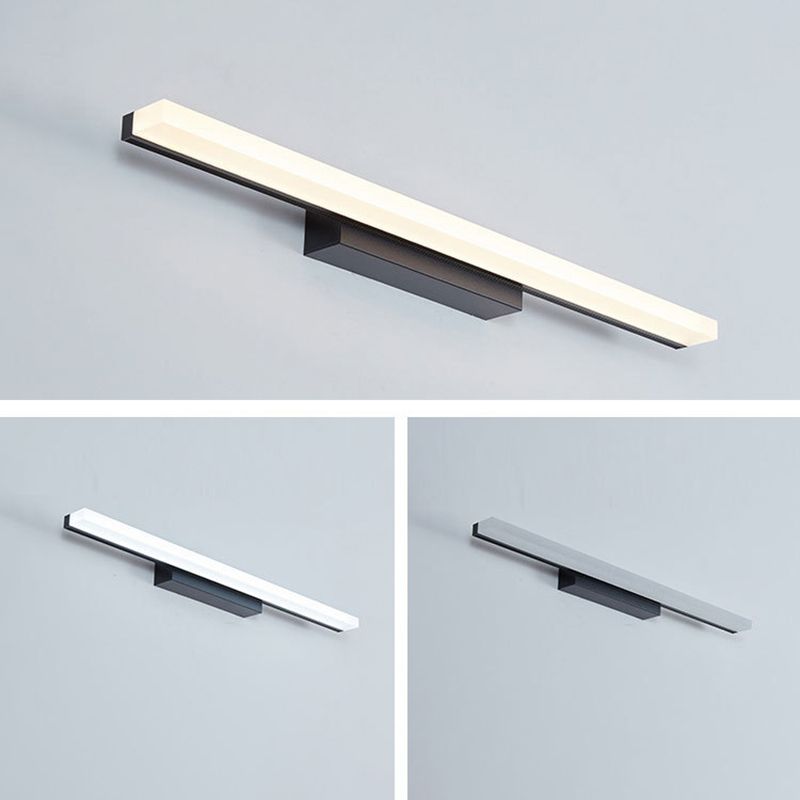 Zwarte rechthoek Wand SCONCE LICHTING Hedendaagse stijl LED metalen wandlicht SCONCE