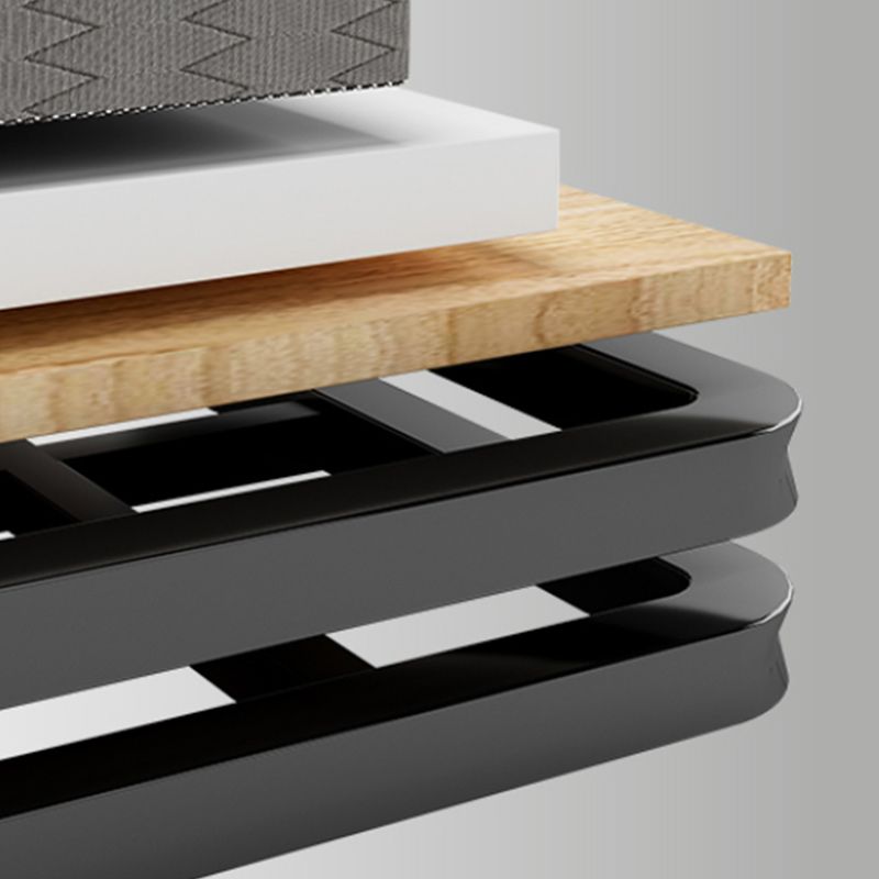 Contemporary Metal Frame Standard Bed, Foldable Bed for Bedroom