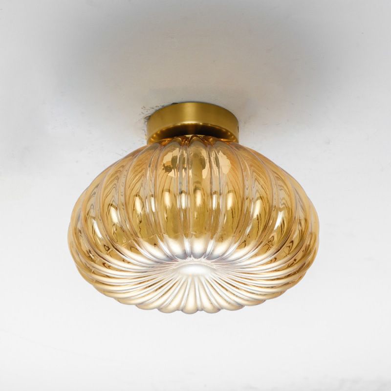 Post-Modern Ceiling Lamp Glass Ceiling Mount Light Fixture for Hallway