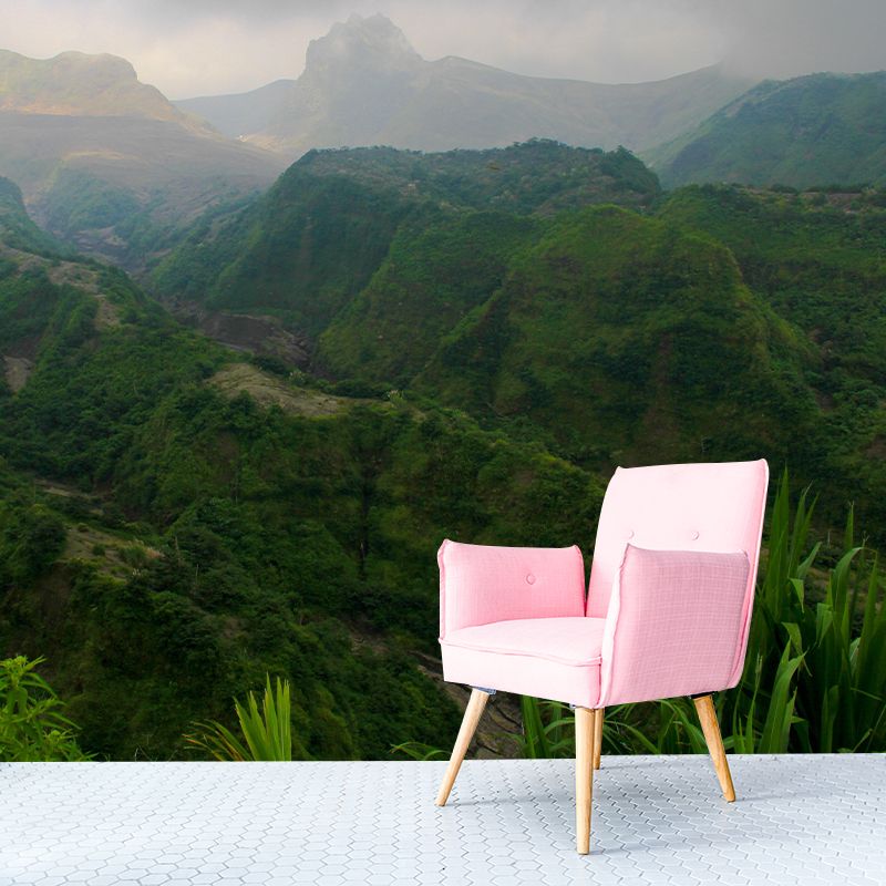 Snow Mountain Wall Mural Wallpaper Photography Mildew Resistant for Home Decor