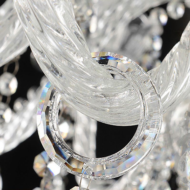 Nordic Style Chandelier Light Postmodern Style Crystal Pendant Lights for Living Room