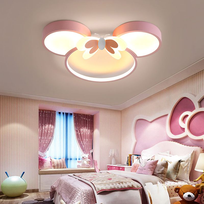 Modern Style LED Ceiling Lights Lovely Cartoon Flush-mount Lamp for Kid's Room