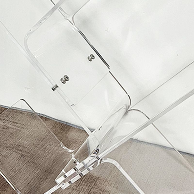 Modern Antique Finish Shelf Bookcase Acrylic Book Shelf with Shelves