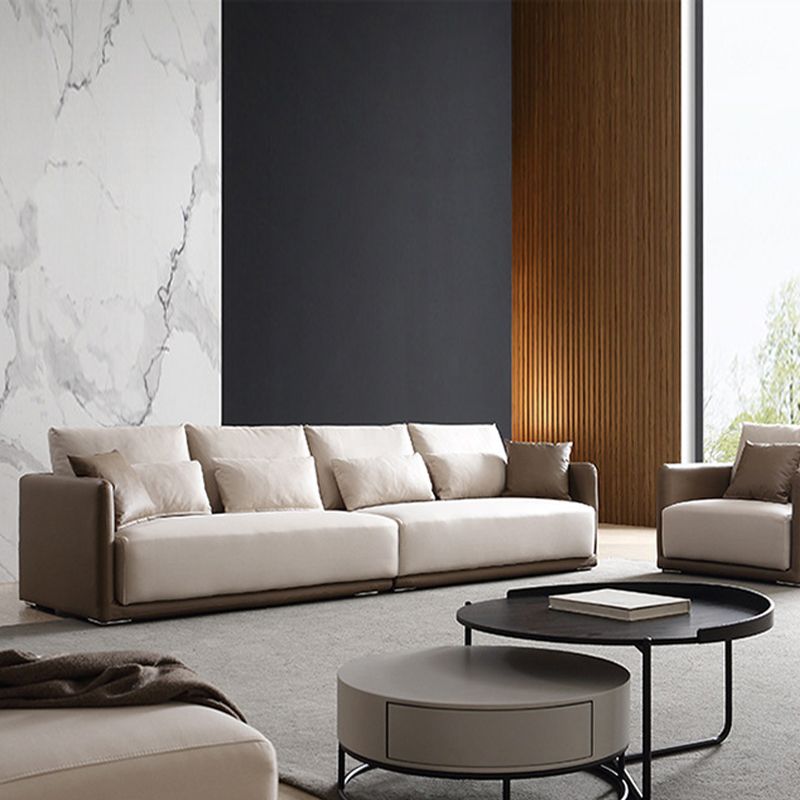 Modern Style with Pillow Back Latex/sponge Seat Filled Dark Blue/orange/army Green Sofa