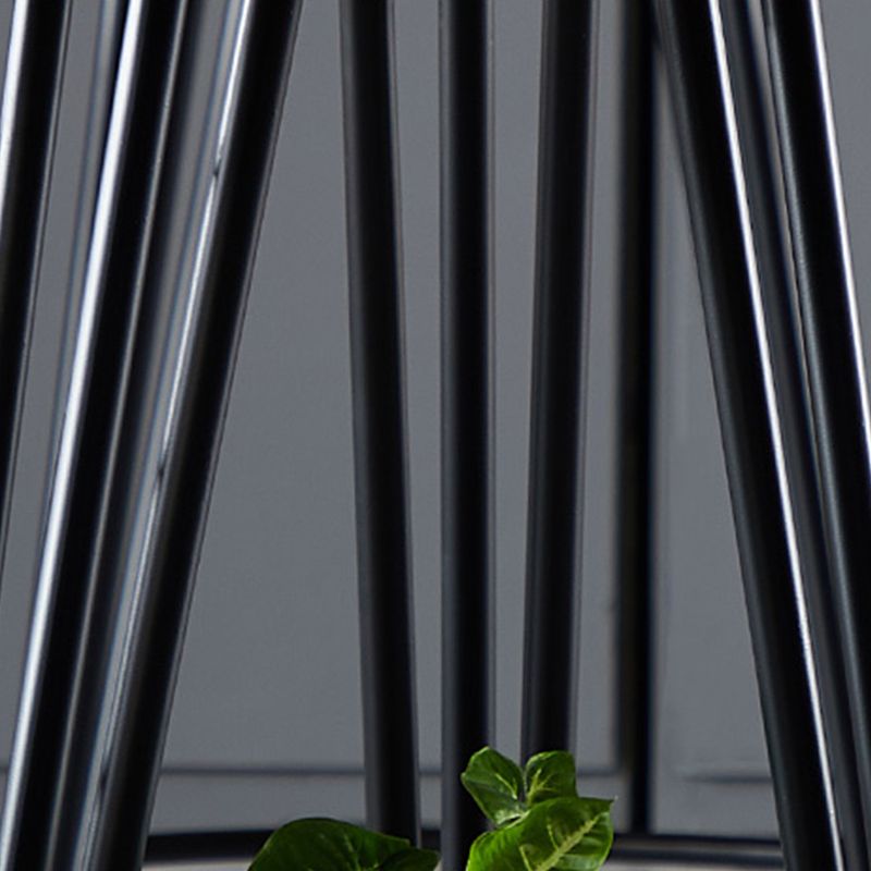 Industrial Style Bar Table Solid Wood Rectangle Pub Table in Brown