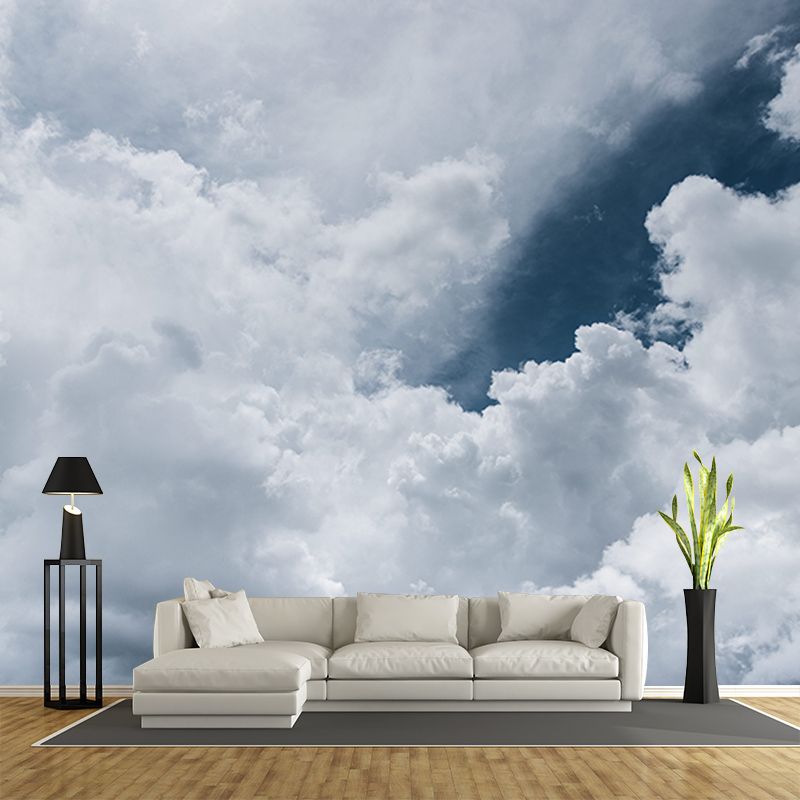 Sky Texture Mildew Resistant Mural Wallpaper Indoor Wall Mural