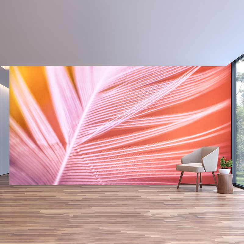 Feather Pattern Photography Modern Wallpaper Living Room Wall Mural