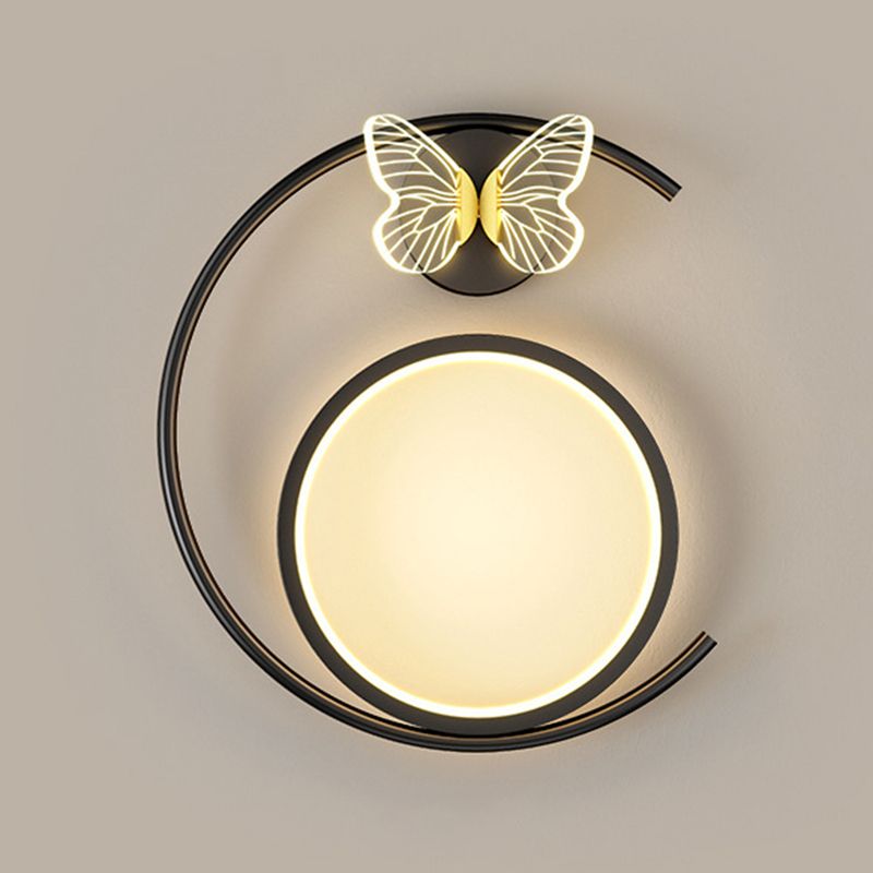 Modern Simple Wall Mount Light LED Wall Sconce Light with Acrylic Shade for Bedroom