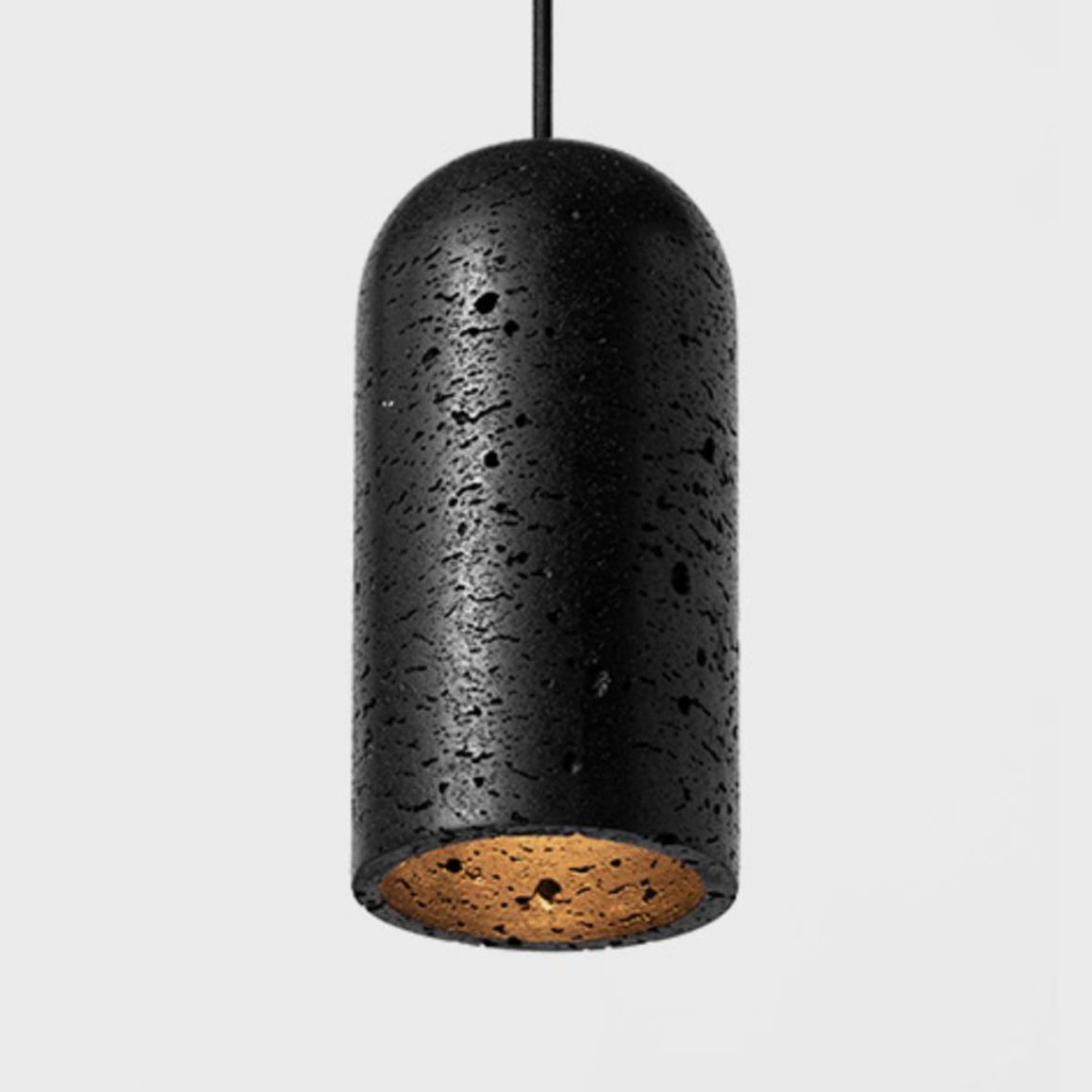 Cylindre léger en pierre de style moderne