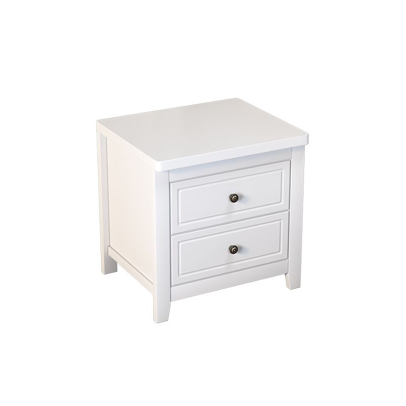 Contemporary Nightstand Drawer Storage Bedside Cabinet with Legs