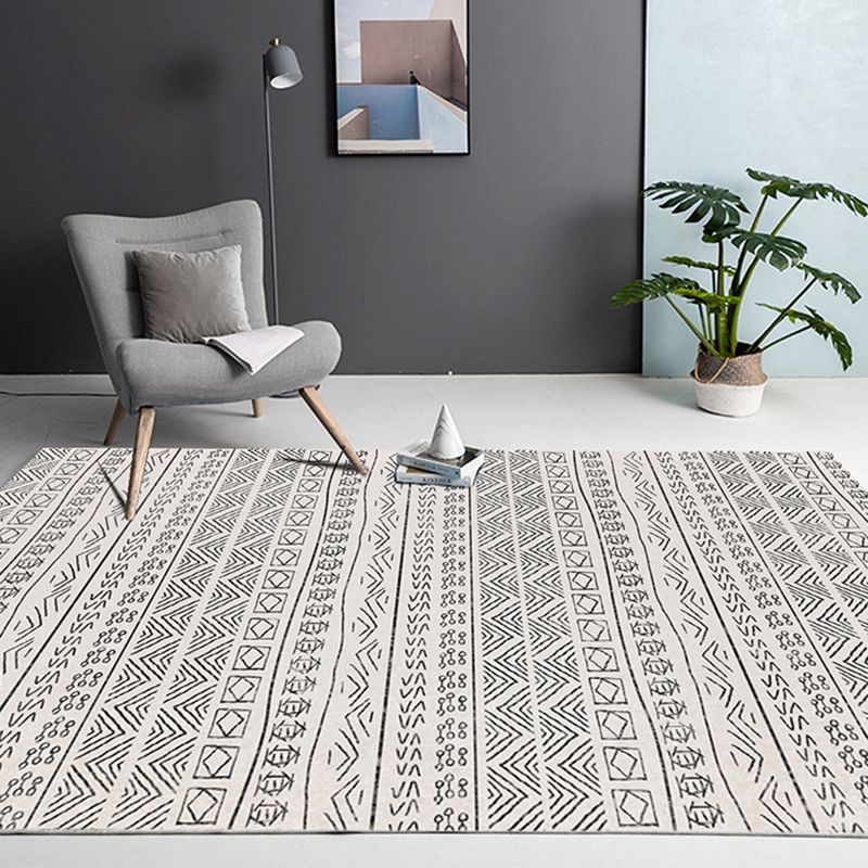 Victorian Area Rug National Pattern Carpet Polyester Washable Stain Resistant Rug for Home Decor
