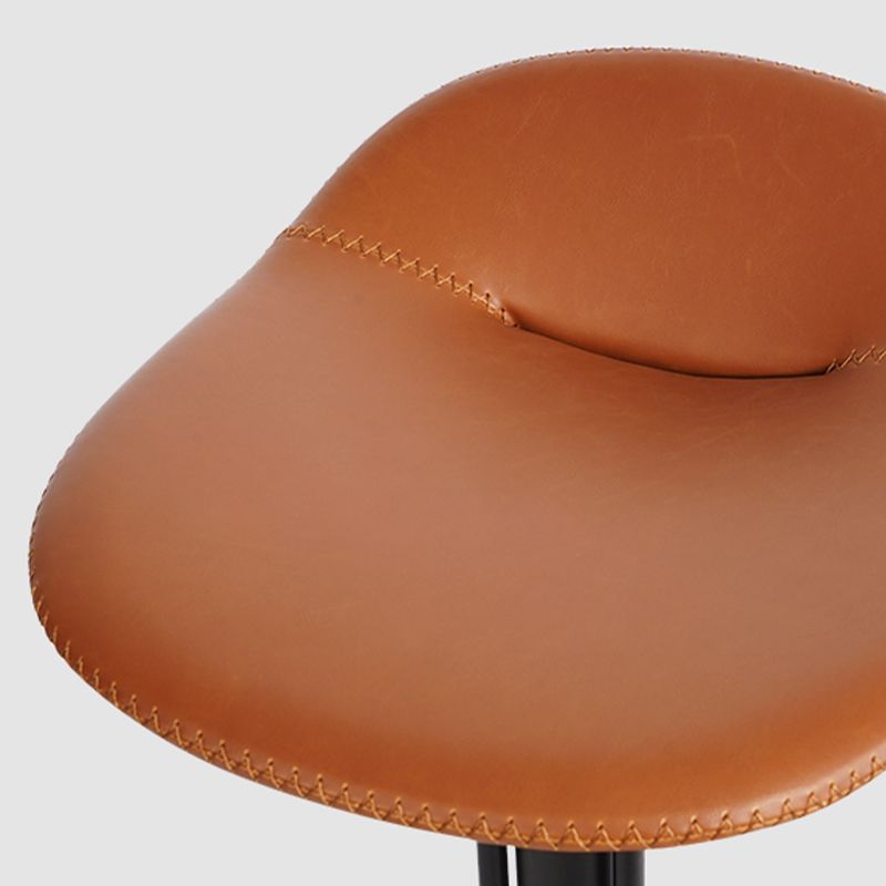 Leather Bar Stool Backless Counter Stool for Bristol with Swivel