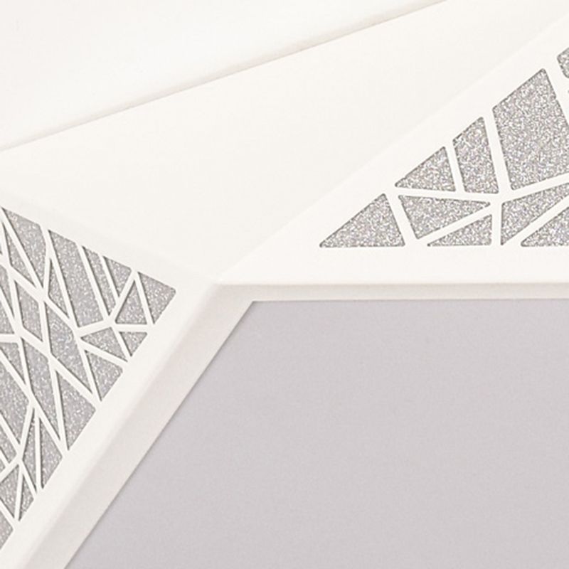 Lampada da soffitto moderna a LED in acrilico a pannello sottile con montaggio a incasso Pentagono per la cameretta dei bambini