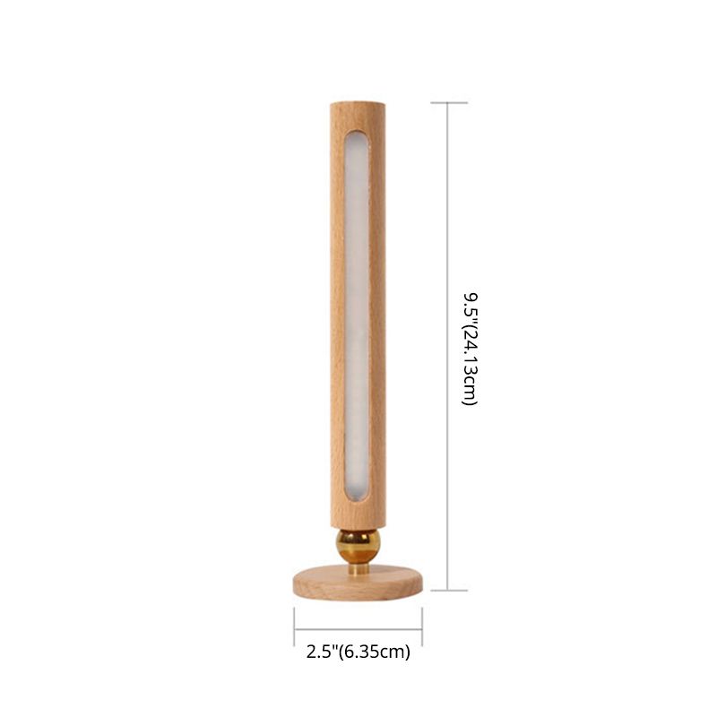 Lámpara de pared LED de dormitorio nórdico ángulo de madera ajustable Luz de madera para la cama