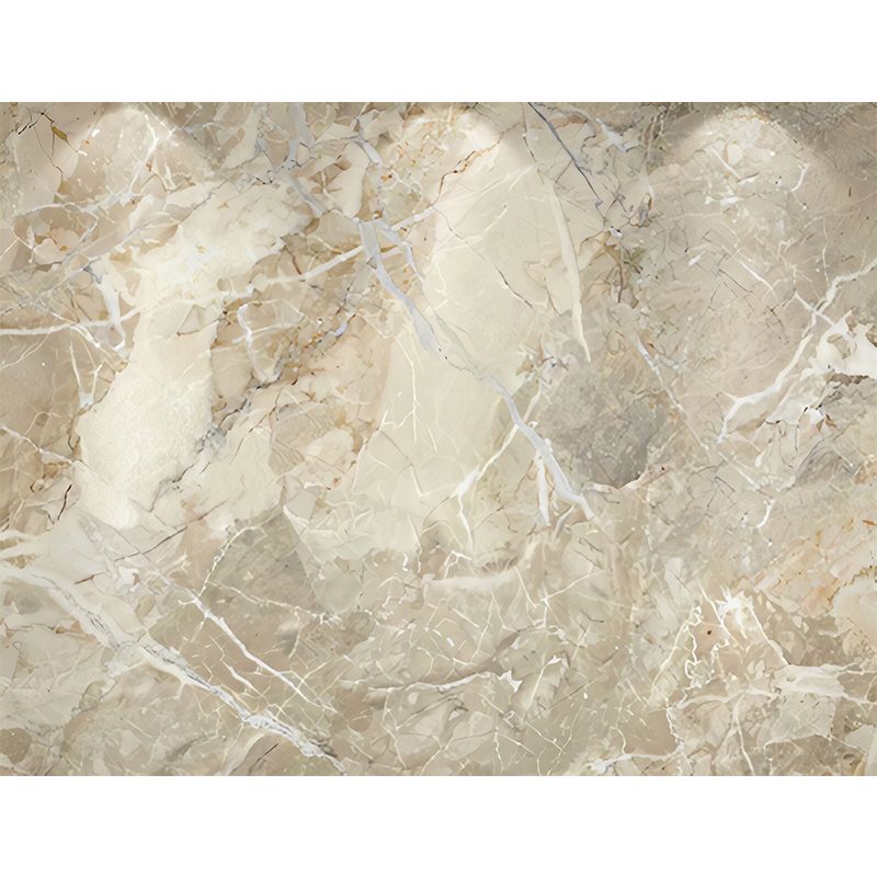 Marble Mural in Pastel Grey, Modern Wall Covering for Coffee Shop and Living Room