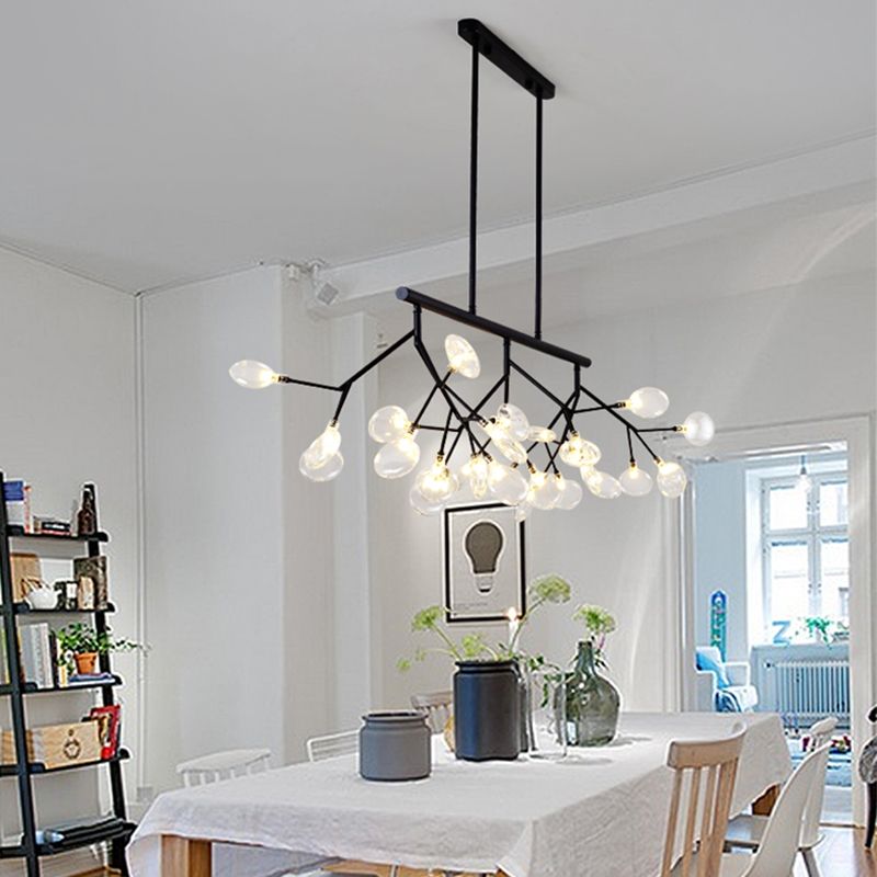 Modern Style Firefly Island Pendant Simple 27 Lights Island Light for Bedroom