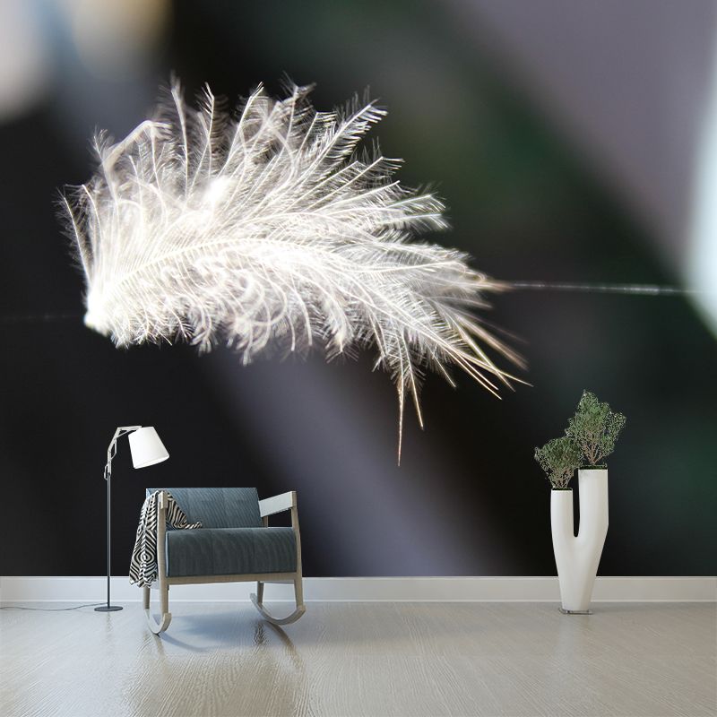 Photography Feather Mural Eco-friendly Decorative Wallpaper for Home