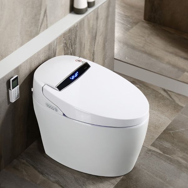All-In-One Porcelain Toilet Bowl Porcelain Siphon Jet Flush Toilet