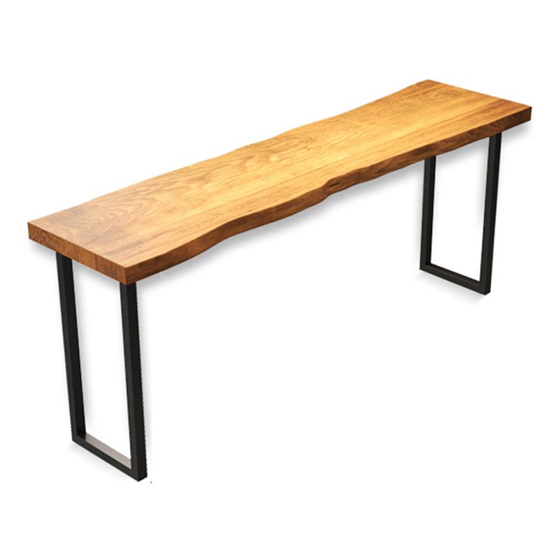 Industrial Rectangle Bar Table Set 1/5 Pieces Natural Colour Wood Counter Table