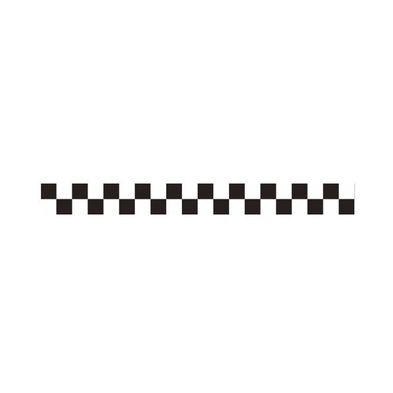 Black and White Checkered Wallpaper Border Easy Peel off Wall Decor for Living Room