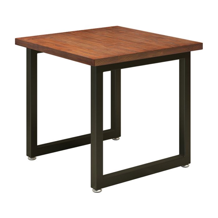 Industrial Square Dining Room Table Solid Wood Dining Site Table