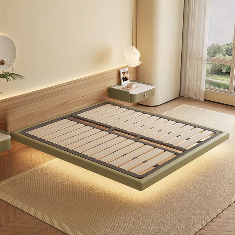 Solid Wood Platform Bed Modern Pine Wood Platform Bed for Bedroom